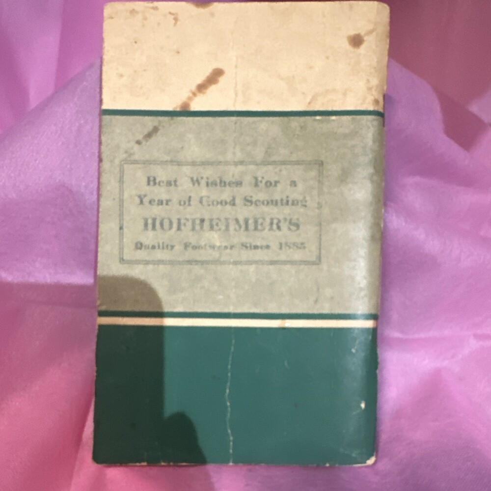 1947 scout Masters Program Notebook - Picture 2 of 5